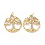 Brass Cubic Zirconia Pendants