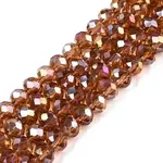 Electroplate Glass Beads Strands
