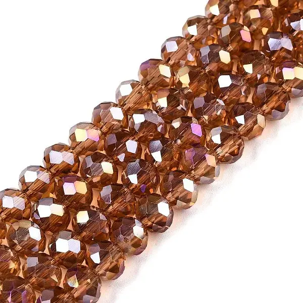 Electroplate Glass Beads Strands