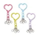 Alloy Heart Shape Keychain Clasps