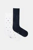Ponožky Tommy Hilfiger 2-pack pánské, bílá barva, 701232597