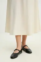 Kožené baleríny Answear.LAB černá barva