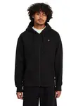 Volcom pánská mikina Single Stone Zip Black | Černá | Velikost L