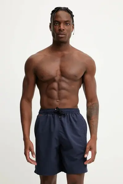 Plavkové šortky Superdry tmavomodrá barva, M3010246A-09S