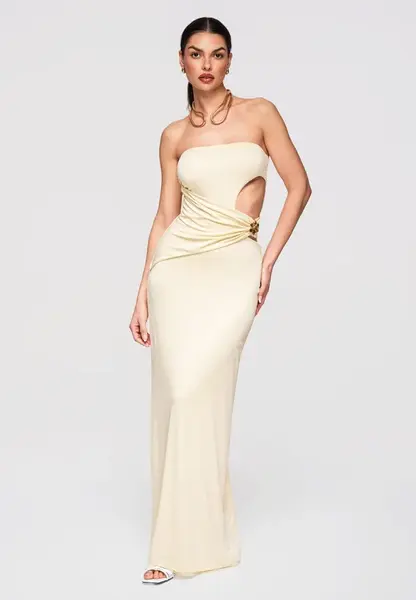Elegantní maxi večerní šaty