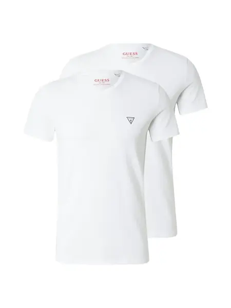 GUESS Tričko 'CALEB HERO'  biela