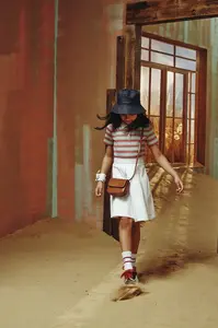 Marni  Dětský džínový klobouk  MF49U HAT