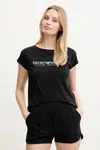 Pyžamo Emporio Armani Underwear černá barva, EW000495 AF10881