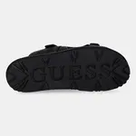Pantofle Guess BAHAMAS pánské, černá barva, FMJBAH ELE03