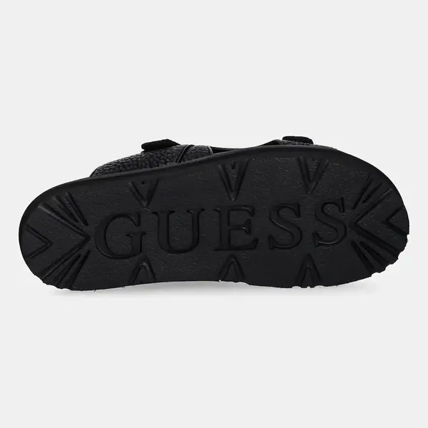 Pantofle Guess BAHAMAS pánské, černá barva, FMJBAH ELE03