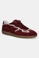 Semišové sneakers boty Alohas Tb.490 vínová barva, S100823-03