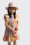 Šaty Coccodrillo více barev, midi, TROPICAL STORY GIRL KIDS