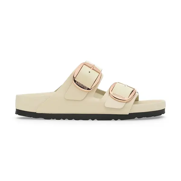 Pantofle Birkenstock Arizona Exq Big Buckle dámské, béžová barva, 1027850