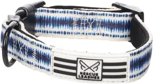 Flamingo Gili Island obojek - modrý S   28-43 cm x 20 mm x 4 mm