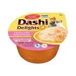Inaba Cat Dashi Delights mokré krmivo pro kočky - kuře, losos 4 x 70 g