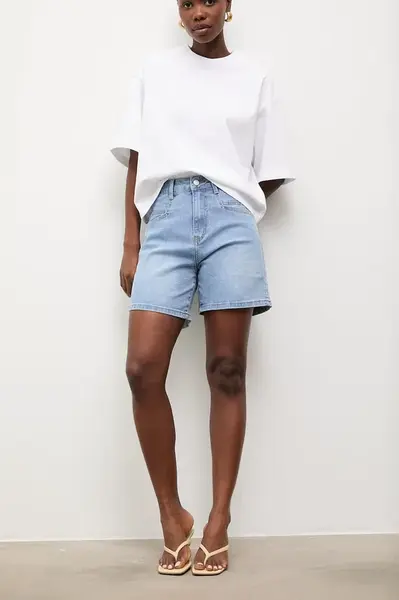 Džínové šortky Answear.LAB