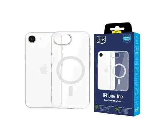3mk ochranný kryt EverClear Magcase pro Apple iPhone 16e / 17e