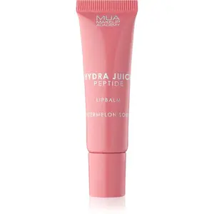 MUA Makeup Academy Hydra Juice Peptide Lip Balm hydratačný balzam na pery pre lesk vône Watermelon Sorbet 10 ml