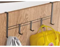 Závesná lišta na dvere Lava TouchTherm L 38 cm, čierna%