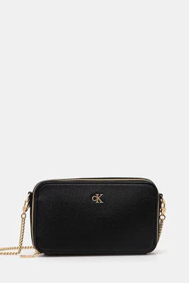 Kabelka Calvin Klein černá barva, LV04K1086G
