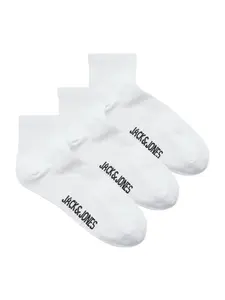 JACK & JONES Ponožky 'JACLEON'  čierna / biela