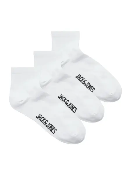 JACK & JONES Ponožky 'JACLEON'  čierna / biela