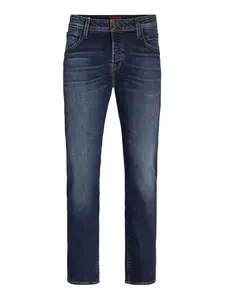 JACK & JONES Džínsy 'JJIMIKE JJFOX'  modrá