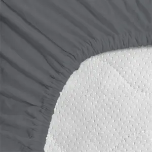 Povlečeme vše Prostěradlo Jersey Standard 180x200 cm tmavě šedá