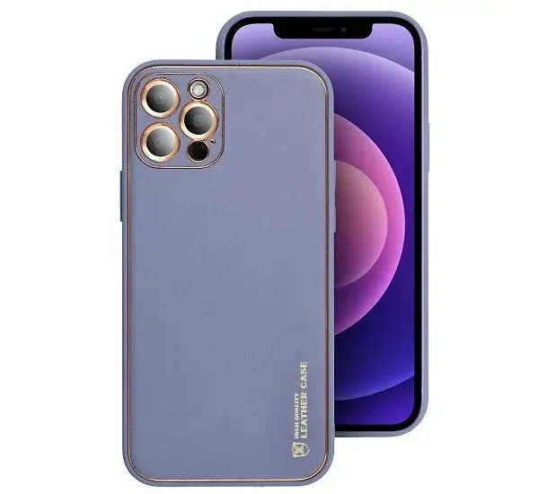 Ochranný kryt Forcell LEATHER pro Samsung Galaxy A03s, modrá