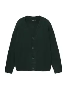 Pull&Bear Kardigán  tmavozelená