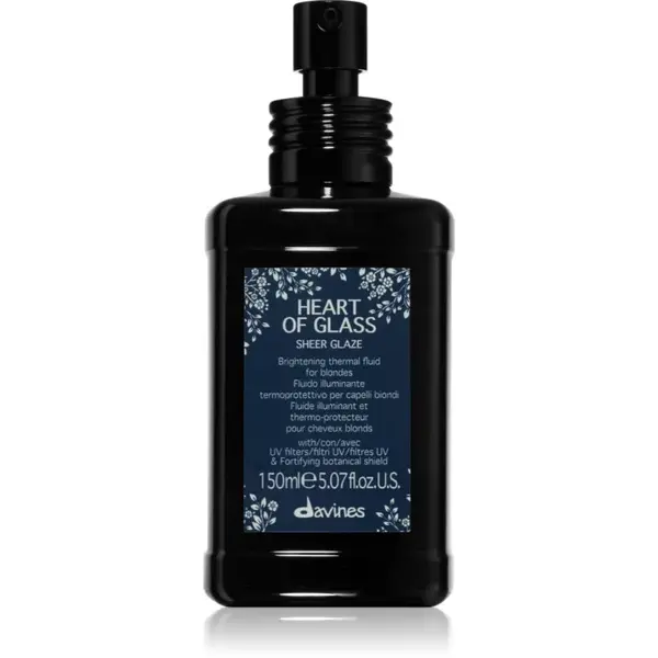 Davines Heart of Glass Sheer Glaze rozjasňující péče pro blond vlasy 150 ml