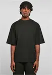Ekologické oversized tričko s rukávem černé