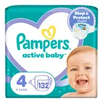 Pampers Active Baby Mega Box S4 132 ks