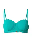 Hunkemöller Bikinový top 'Scallop'  nefritová