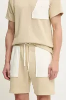 Kraťasy The North Face Terry Regular pánské, béžová barva, NF0A8C293X41