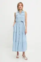 Šaty Answear.LAB modrá barva, maxi