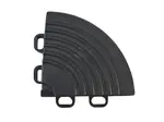 Plastový rohový nájezd k mod. dlaždicím, 6,5 x 6,5 x 1,8 cm, různé barvy - Procarosa Barva: černá