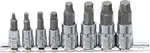 BGS technic Bitové nástavce 1/4" a 3/8" na poškozené šrouby Imbus 3-10 mm, na liště - BGS 6847