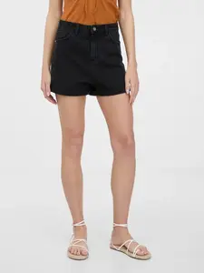 Čierne dámske džínsové kraťasy ORSAY