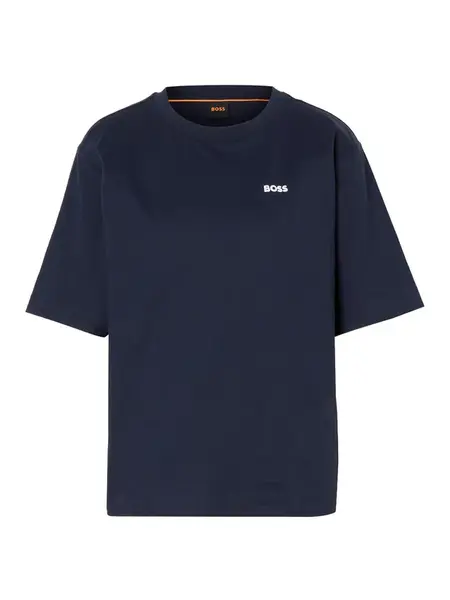 BOSS Tričko  námornícka modrá