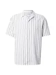 JACK & JONES Košeľa 'JJELiam'  sivá / biela