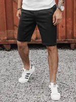 Pánske čierne rifľové kraťasy