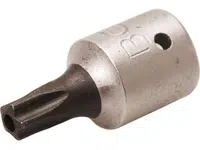 BGS Technic BGS 2355-TS27 Zástrčná hlavice 1/4" T-profil (pro Torx plus) TS27, s otvorem
