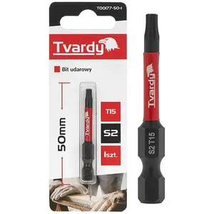 TVARDY Nárazový šroubovák T15 50 mm S2