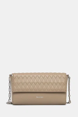 Kabelka Calvin Klein béžová barva, K60K612995