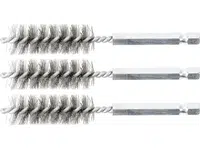 BGS technic Sada kartáčů na vrtačku, 8 mm, 6hranné 1/4", ocelové, 3 ks - BGS 3078-8-S Velikost: 15 mm