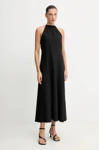 Šaty s příměsí lnu Gestuz