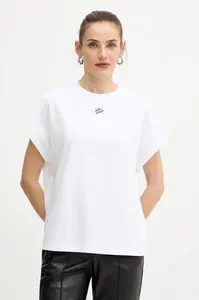 Bavlněné tričko Karl Lagerfeld