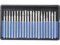 BGS technic Brusná a frézovací tělíska, diamantová, dřík 3 mm, sada 20 ks - BGS 1607