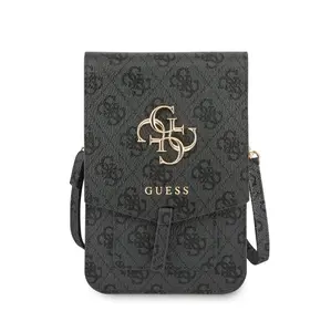 Pouzdro Guess PU 4G Metal Logo Phone GUWBG4GFGR Bag, šedá